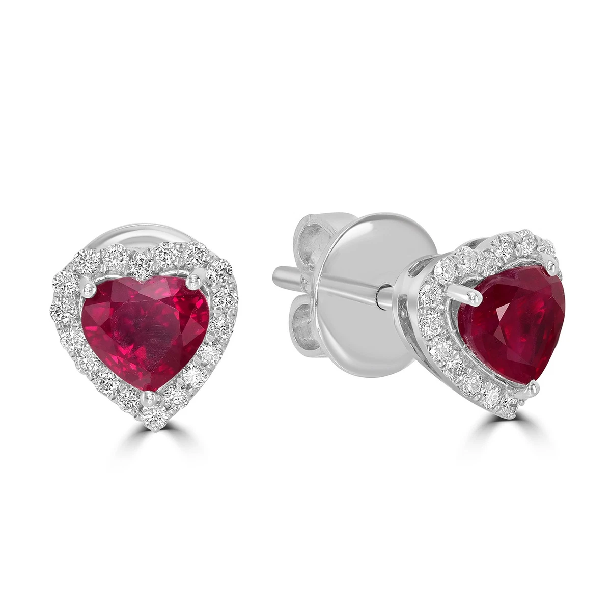 FANCIME Solido 14 Carati 585 Orecchini in Oro Rosa Piccoli Orecchini con Gioielli in Vera Tormalina Naturale, Regalo per Signore Ragazze Mamma - Diametro: 5 mm