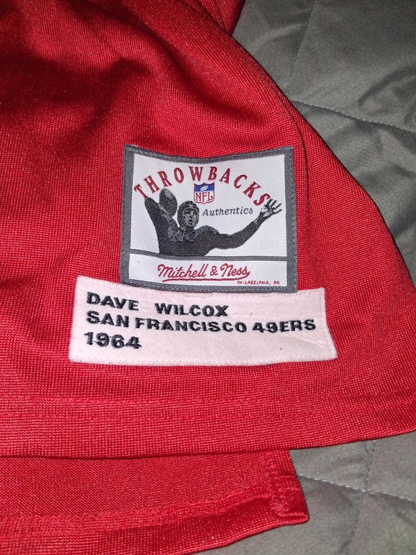 throwback nfl jersey Dave Wilcox 49ers 64