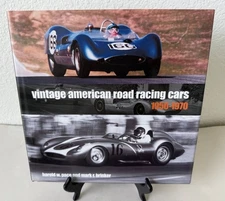 Vintage American Road Racing Cars 1950 - 1970 Book Sports Car Signed 1st Edition
