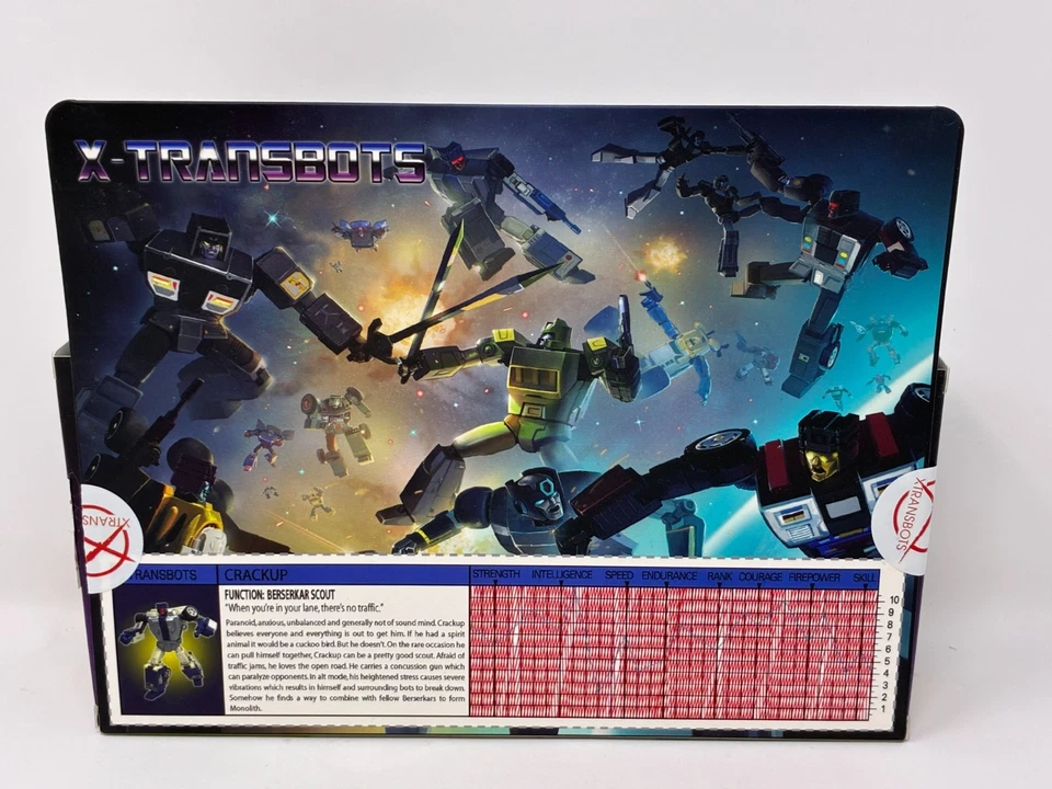 X-Transbots MX-13T Crackup versión juvenil Berserkar Combiner Team juguete colores Foto 3 de 4