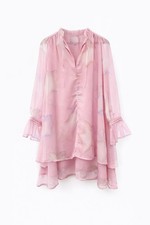 NEW Soul Katherine Pink Chiffon Dress Oversize Size Small NWT
