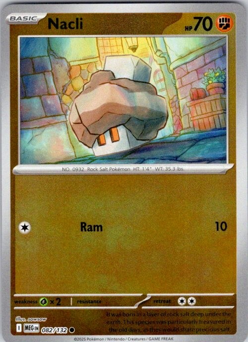 Nacli Reverse Common ME01: Mega Evolution 082/132 NM