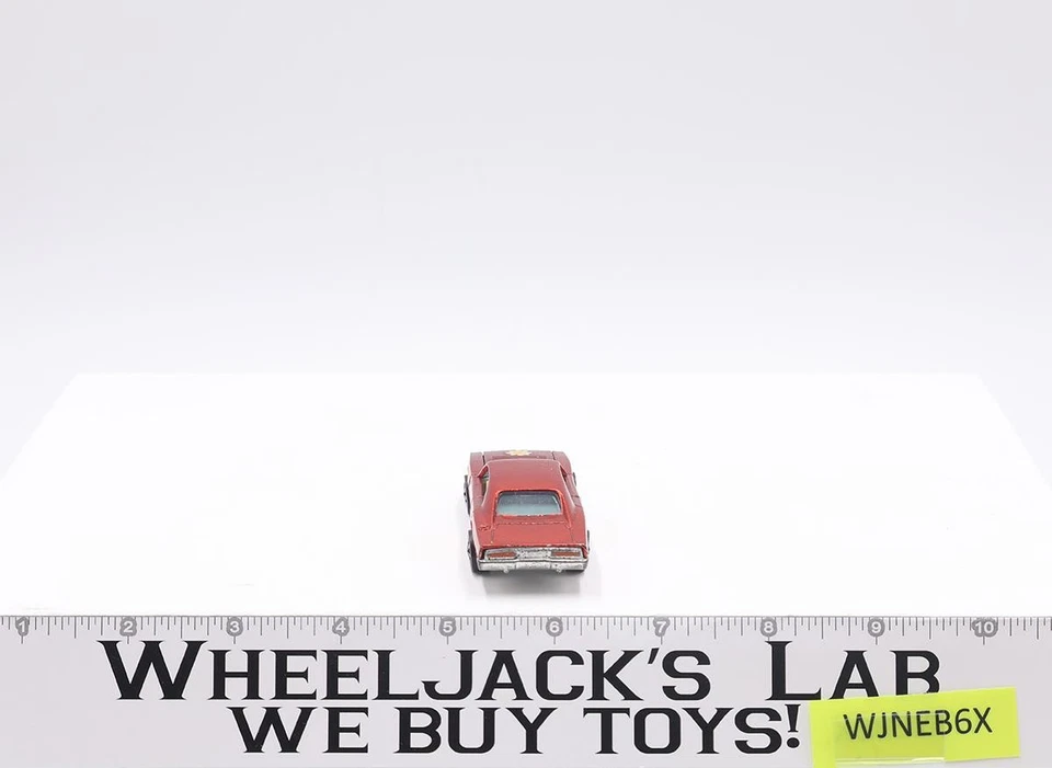 Dodge Charger personalizado rojo 1968 1969 Hot Wheels Mattel vintage Redline RL Foto 4 de 4