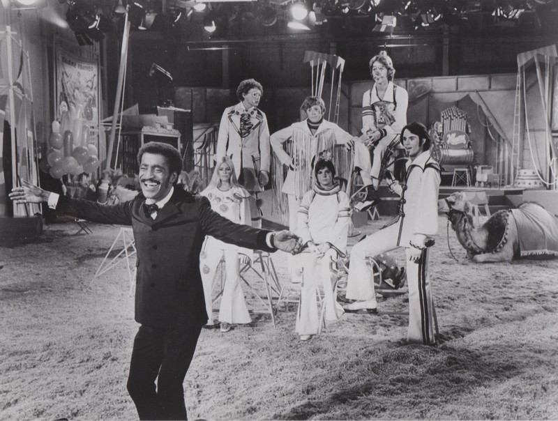 1970 Press Photo Singer Sammy Davis Jr. stars on "The Klowns" TV Show on ABC