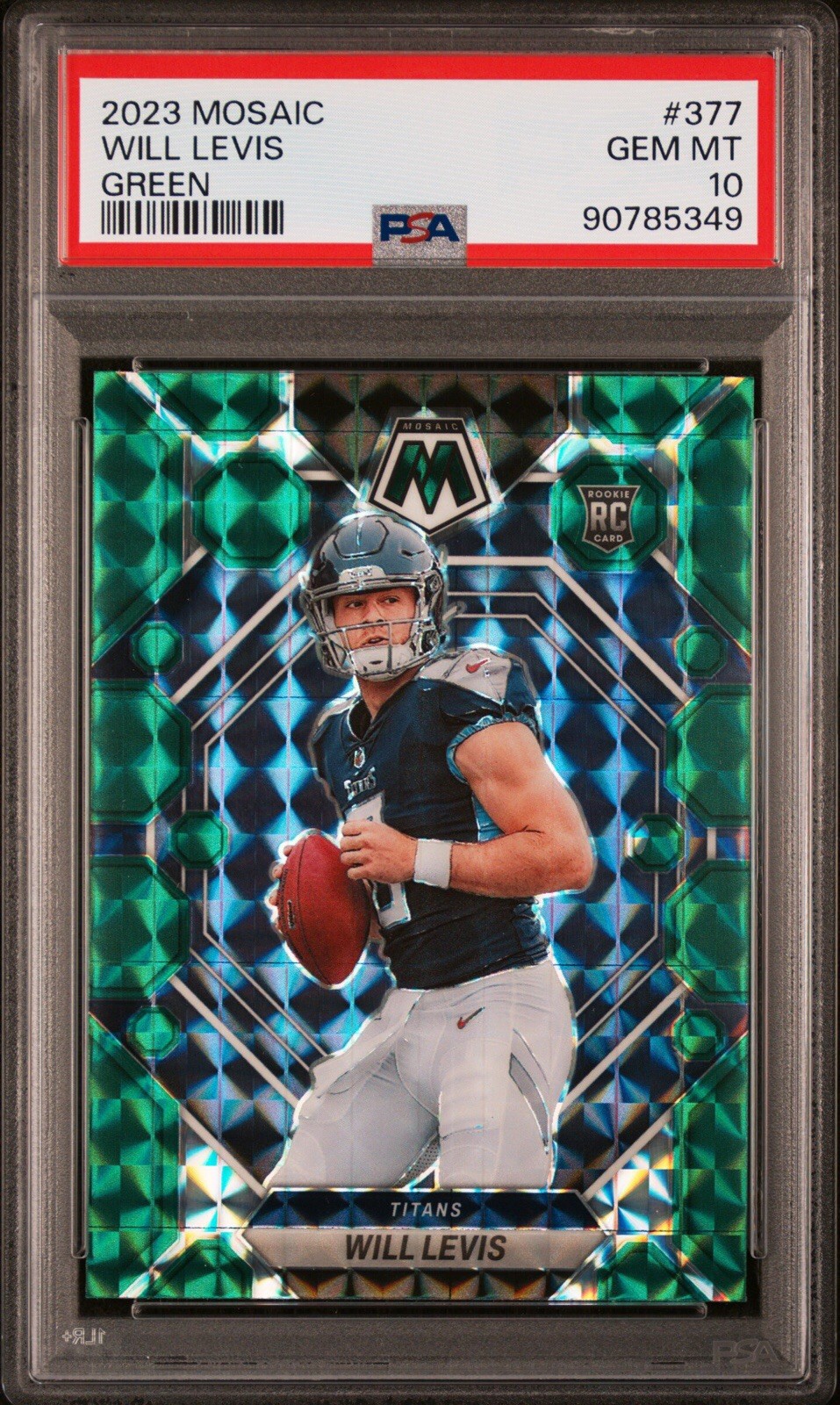 2023 PANINI MOSAIC WILL LEVIS GREEN #377  