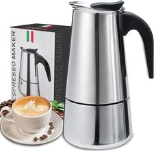 Stovetop Espresso Maker Moka Pot Percolator Italian Coffee Maker Stainless Steel