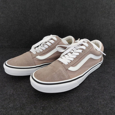 VANS Old Skool Unisex Beige Suede Canvas Sneakers Size 38.5 Wildleder Turnschuhe