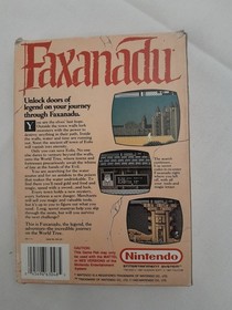 Faxanadu NES Boxed without Instructions UK Version