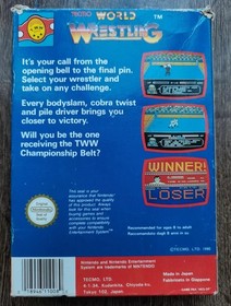 Tecmo World Wrestling [Nintendo NES] - En caja en caja - UKV PAL