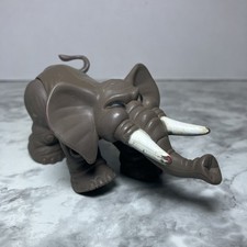 Vintage 1995 Fisher-Price Animal Family Posable Elephant Figure Toy Collectible