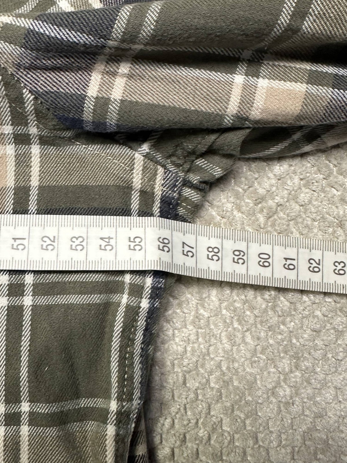 ASOS Men’s Long Sleeve Checked Shirt Brown Extra Large image 4