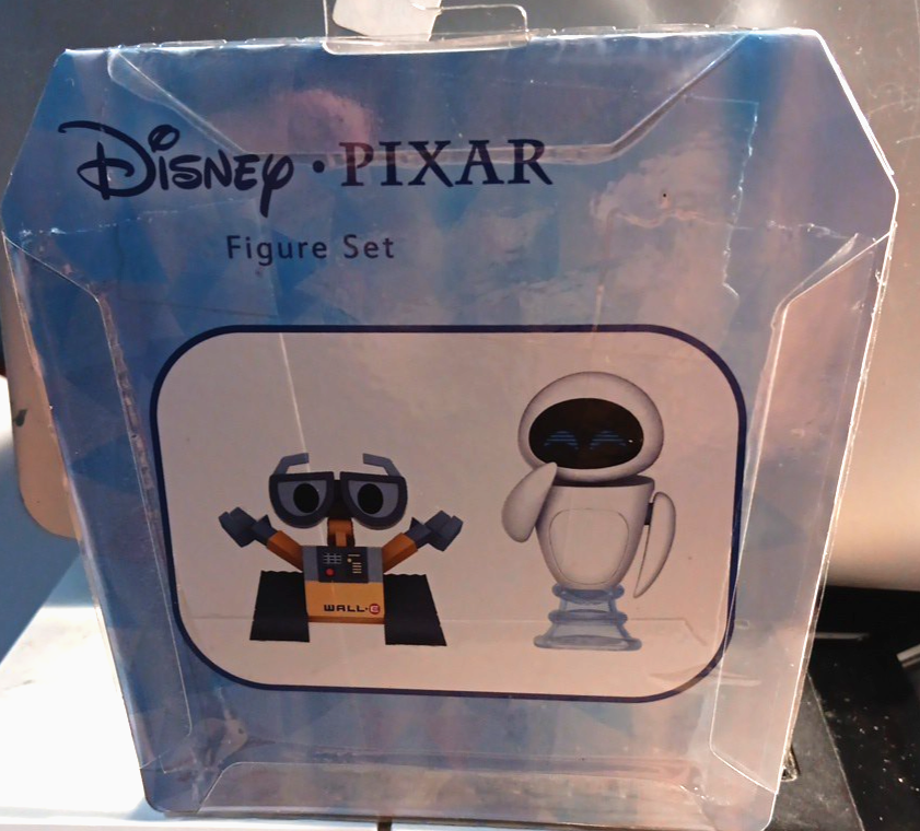 Disney Pixar Set- 2 Mini Figures :WALL-E & EVE | eBay
