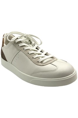ECCO Mens Street Lite Retro Sneaker White/Gravel/Cashmere