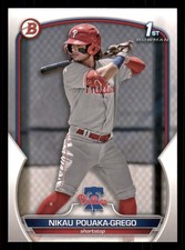 2023 Bowman Nikau Pouaka-Grego #BP-89 FBC Philadelphia Phillies