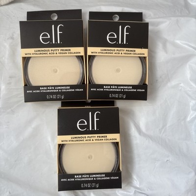 New ELF Luminous Putty Primer 85910 Universal Glow 3 Pack