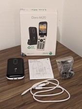 Doro 6620 - Tesco Mobile - Black - VGC