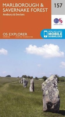 OS Explorer Map (157) Marlborough and Savernake Forest by Ordnance Survey Book