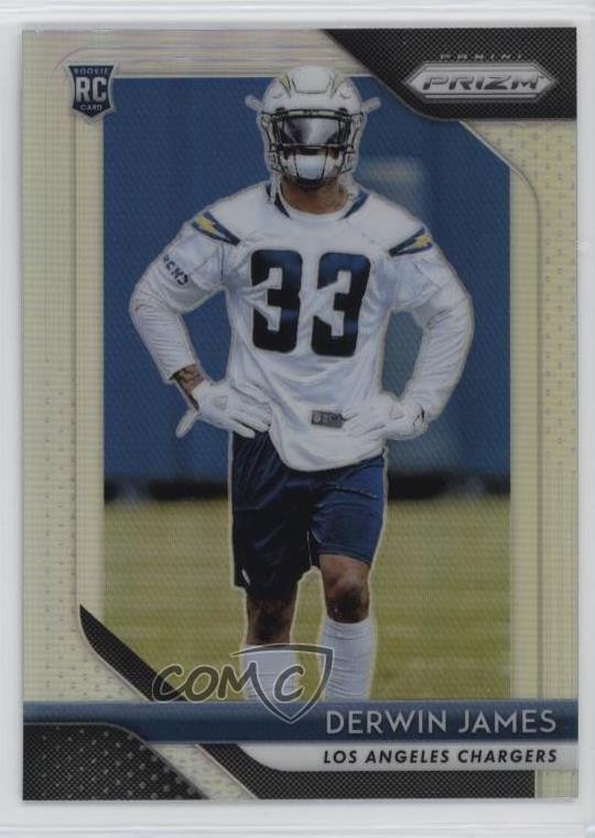 2018 Panini Prizm Rookie Silver Prizm Derwin James #248 Rookie RC 1ol2