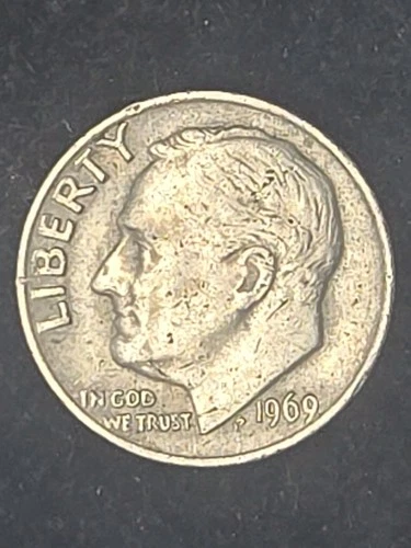 1969 P Roosevelt Dime Circulated