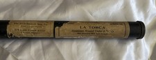 RARE Antique LA TOSCA Aluminum Wound Violin  A  Strings by GRETSCH Original Tube