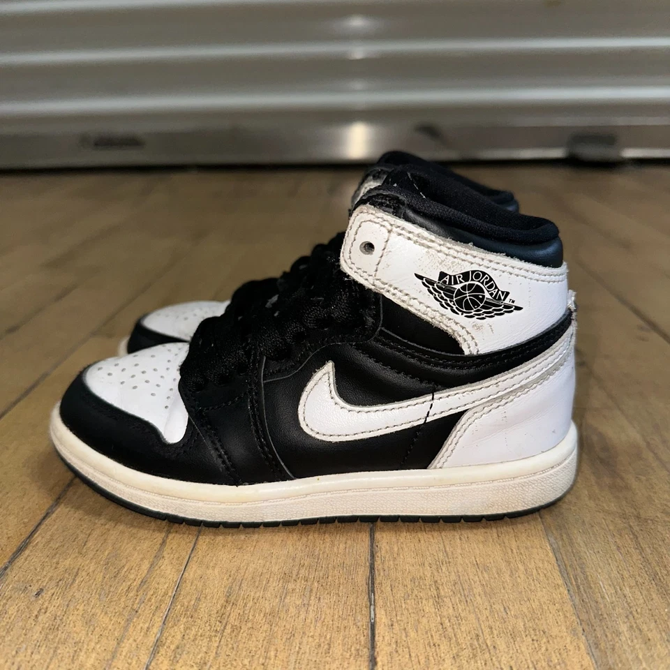 Nike Air Jordan Tenis Niños 11 Blanco Negro Cuero Retro Alto OG Preescolar Foto 4 de 4
