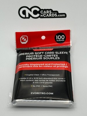 Evoretro 100 Premium Soft Card Sleeve for TCG (ADD ONE TO YOUR ORDER)