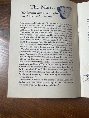 1962 TOM LOVELL Soldier Continental Insurance Co Libretto Stampa Guerra Rivoluzionaria - Foto 9 di 14