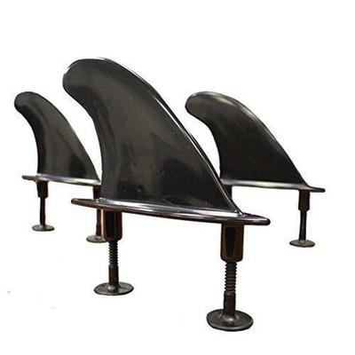Soft Top Surfboard Fin Set of 3 Surfing Fin