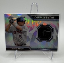2021 Topps Chrome Baseball Captain's Cloth David Wright Mets Relic CCR-DW