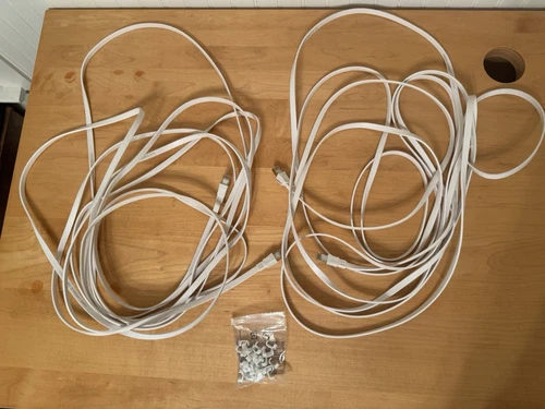 2 25 FOOT CAT 8 HIGH SPEED PREMIUM ETHERNET CABLES