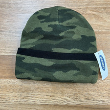 Old Navy Boys Lightweight Sweater-Knit Camo Beanie Size L/XL NEW