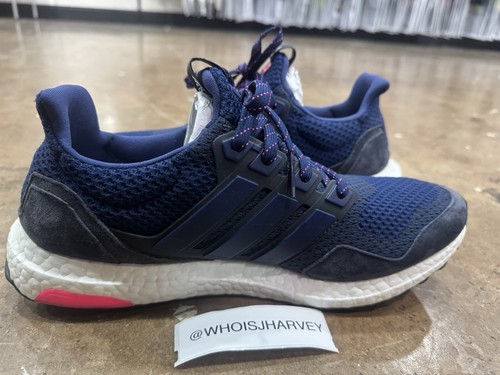 Adidas Ultra Boost Kinfolk Size 10 Midnight Navy White Pink Consortium BB9520 - 第 6/9 張圖片