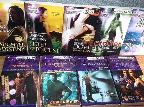 LOT Harlequin INTRIGUE Silhouette BOMBSHELL Lindsay McKenna Susan Kearney Gates - Picture 2 of 3
