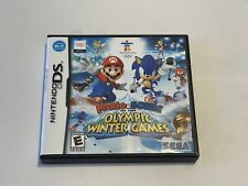 Mario & Sonic at the Olympic Winter Games (Nintendo DS, 2009) Case Manual Insert