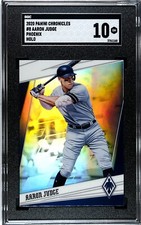 2020 Panini Chronicles Phoenix #8 Aaron Judge HOLO SILVER PRIZM SGC 10 GEM MINT