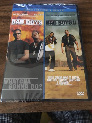 Bad Boys / Bad Boys II 2 Double Feature Brand New DVD Sealed Will Smith Lawrence