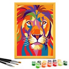 Nariolar Paint by Numbers for Kids Ages 4-8-12 with 7X9.5 inch Pre-Printed Ca...