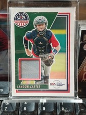 2022 USA Baseball Stars and Stripes Materials #51 Landon Carter Team USA