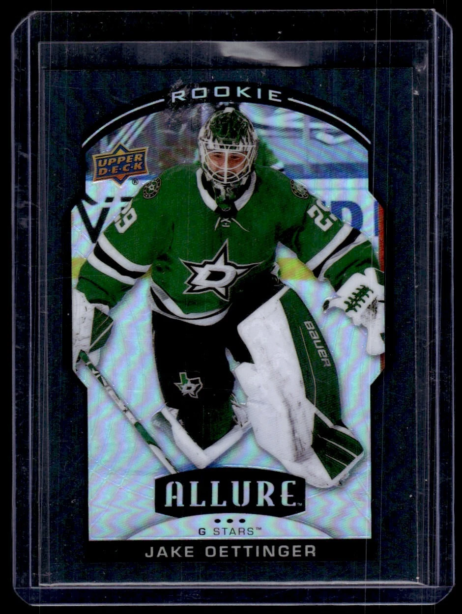 2020-21 Upper Deck Allure Black Rainbow Jake Oettinger Rookie Dallas Stars #91