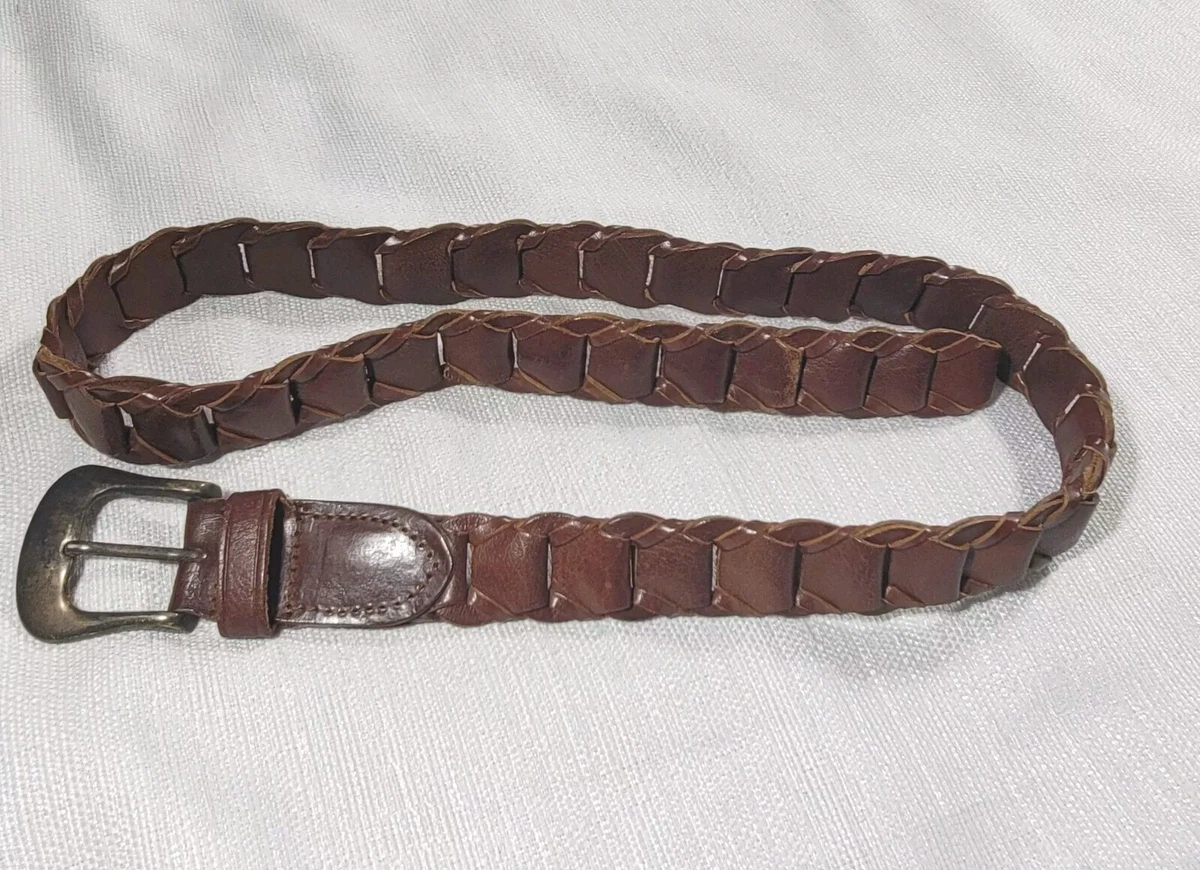 Brighton 92709 1996 braided leather belt size small Brighton Women main image 4