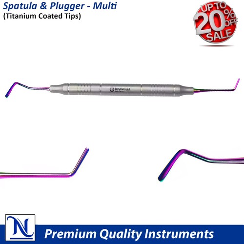Dental Composite Filling Instruments Spatula & Plugger Titanium Colorful Tips - Picture 34 of 54
