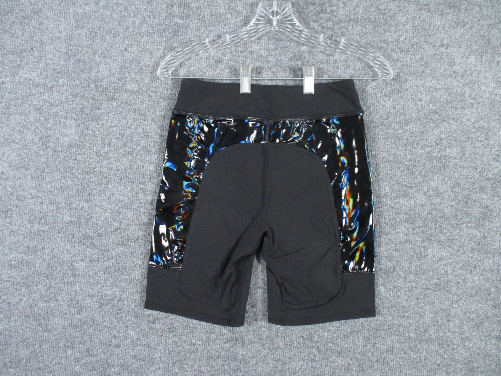 alo-yoga pull on training gym high waist galaxy shorts