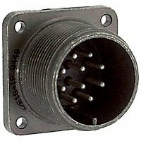 AMPHENOL INDUSTRIAL- CIRCULAR CONNECTOR, RECEPTACLE, SIZE 18, 10 POSITION, BOX