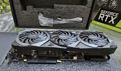 MSI GeForce RTX 3070 TI Ventus 3X 8GB OC GDDR6X Graphics Card LHR