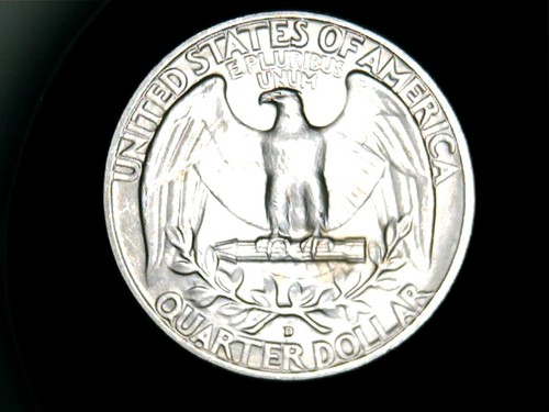 1958 D 90% Washington Quarter Crack Obverse Crack Reverse - Picture 2 of 12