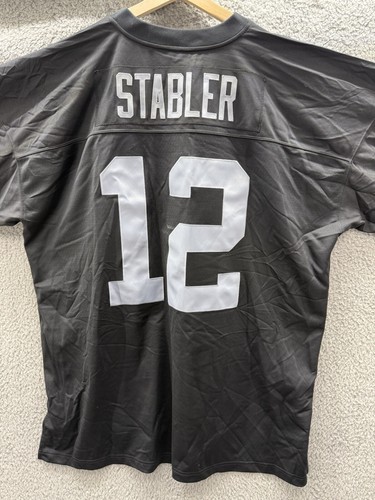 NWT Ken Stabler Jersey Mitchell And Ness 1970 Throwbacks Black Size 3XL 50 - Picture 14 of 14