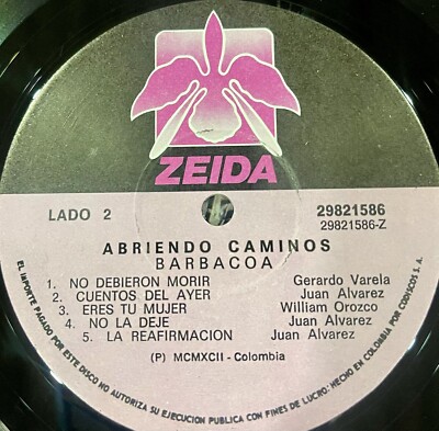 juan Alvarez/barbacoa y su orquesta サルサ Juan Álvarez Y Su Orquesta Barbacoa - Abriendo Caminos - Salsa