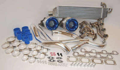 1979-1994 Twin Turbo TT FOR FORD MUSTANG Fox Body Racing Package T40E 700HP 