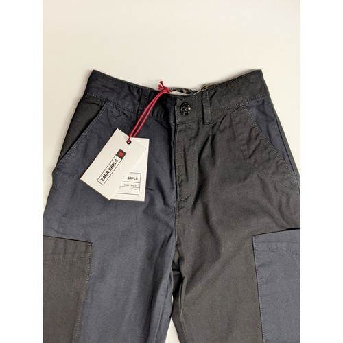 ZARA KIDS SRPLS LIMITED COLLECTION Cargo Denim Black Pants Size 10-11 Years - Picture 6 of 10
