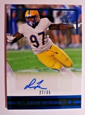 2021 LEAF ULTIMATE DRAFT GOLD ROOKIES RC AUTO JAYLEN TWYMAN 27/35